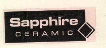 Sapphire Ceramic (label) Device mark 1158203 Trademark