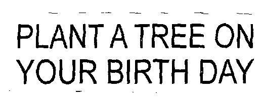 Plant A Tree On Your Birthday(device) Device mark 2273649 Trademark