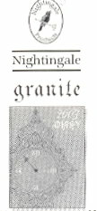 Nightingale Granite (device Of Bird) Device mark 1142699 Trademark