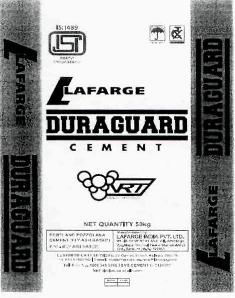 Lafarge Duraguard, L, Vrt (monogram) Device mark 2660091 Trademark