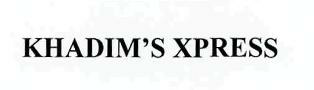 Khadim's Xpress Device mark 2582007 Trademark