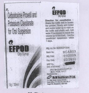 Efpod (label) Device mark 1788290 Trademark