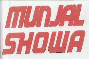 Munjal Showa (label) Device mark 1582531 Trademark