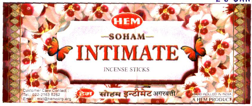 Hem Soham Initimate Device mark 1911519 Trademark