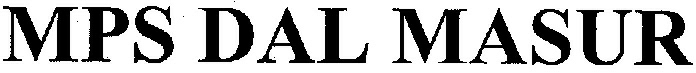 Mps Dal Masur (label) Device mark 2193113 Trademark