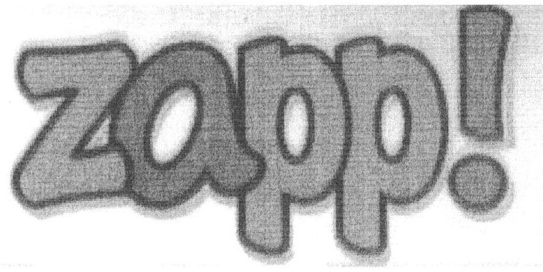 Zapp! (label) Device mark 1662921 Trademark