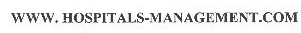 Www.hospitals-management.com Device mark 1694802 Trademark