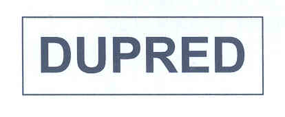 Dupred (label) Device mark 1755308 Trademark