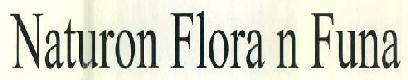 Naturon Flora N Funa Device mark 2932581 Trademark