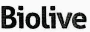 Biolive Device mark 2831072 Trademark