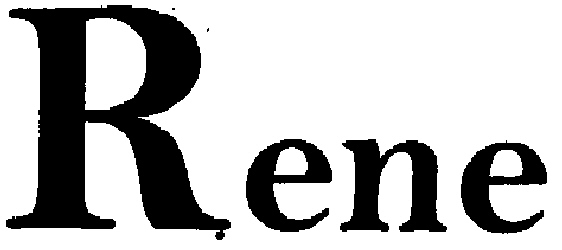 Rene (label) Device mark 1974632 Trademark
