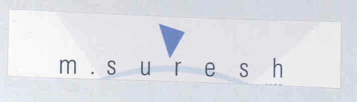 M. Suresh (device Of Trangle) Device mark 1577882 Trademark