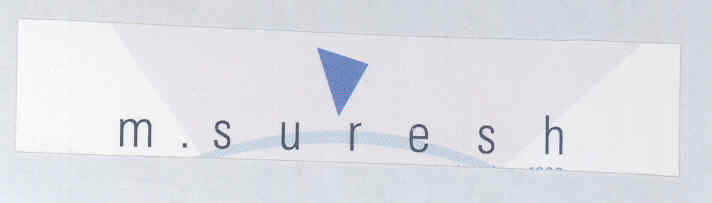 M. Suresh (device Of Trangle) Device mark 1577896 Trademark