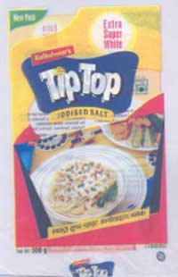 Tiptop, Koteshwar's (device Of Food) Label Device mark 1568009 Trademark