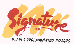 Signature , Plain & Prelaminated Boards [label] Device mark 1526505 Trademark