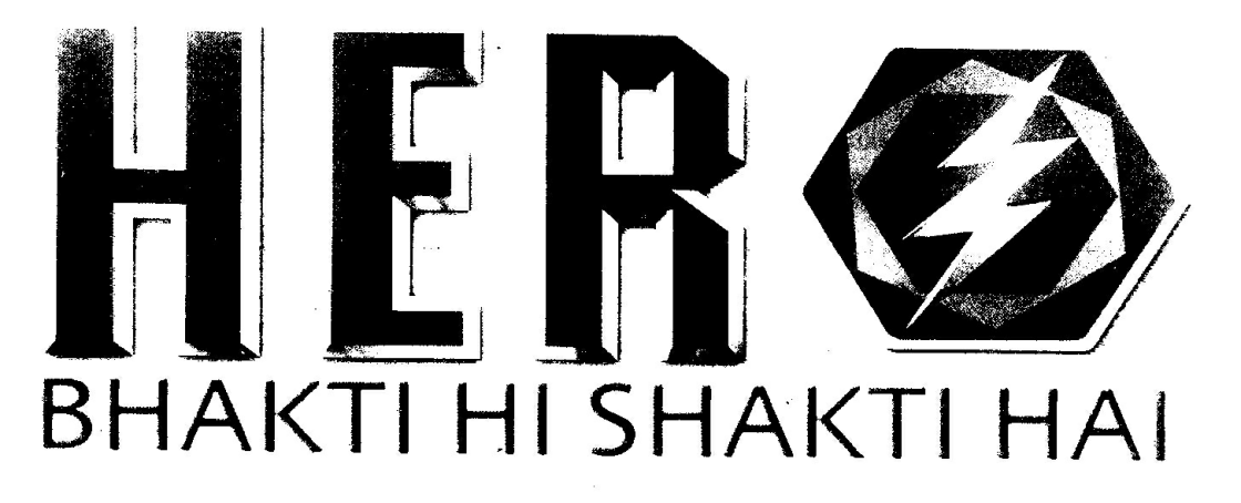 Hero Bhakti Hi Shakti Hai (label) Device mark 1426904 Trademark