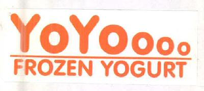 Yoyoooo Frozen Yogurt Device mark 2887257 Trademark