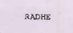 Radhe Device mark 933580 Trademark
