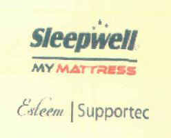 Sleepwell My Mattress Device mark 2954629 Trademark