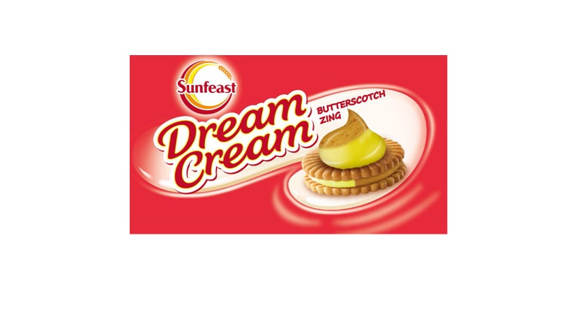 Sunfeast Dream Cream Butterscotch Zing Device mark 2609292 Trademark
