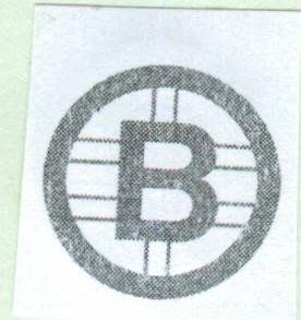 B (device Of Circle) Device mark 1543852 Trademark
