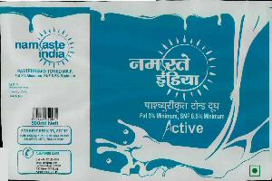 Namste India (with Device) Device mark 2095849 Trademark