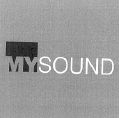 My Sound (lable) Device mark 1514816 Trademark