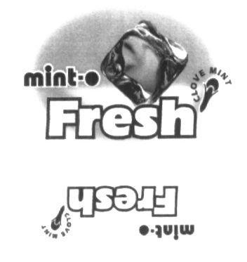 Mint-o Fresh (label) Device mark 1298506 Trademark