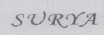 Surya Device mark 1075155 Trademark