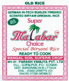 Super Malabar Choice Device mark 2389372 Trademark