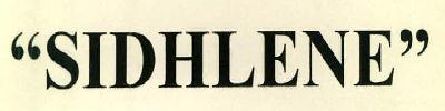"sidhlene" Device mark 2519582 Trademark