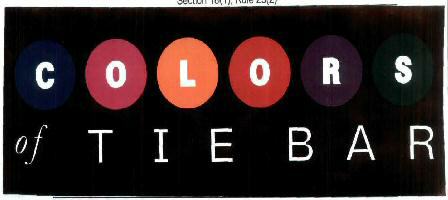 Colors Of Tie Bar With Lable Device mark 1885106 Trademark