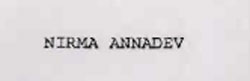 Nirma Annadev Device mark 924026 Trademark