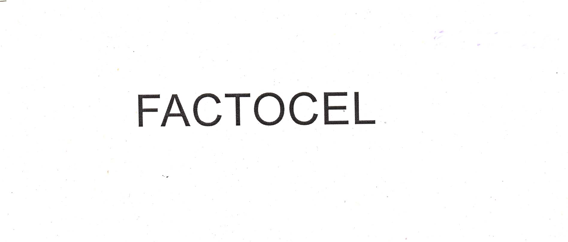 Factocel Device mark 1660784 Trademark