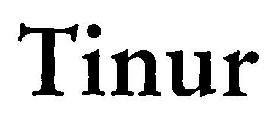 Tinur (label) Device mark 2567954 Trademark