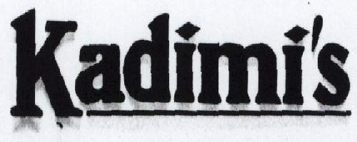 Kadimi's Device mark 1590297 Trademark