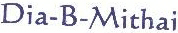 Dia-b-mithai Device mark 1922436 Trademark