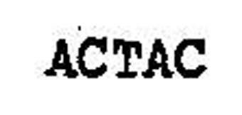 Actac Device mark 741831 Trademark