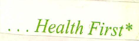 ... Health First* Device mark 2714309 Trademark