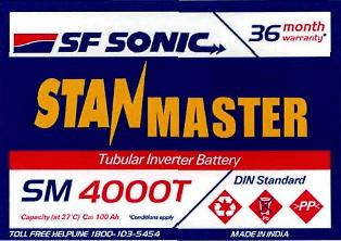 Sf Sonic Stanmaster Sm 4000t(label) Device mark 2815746 Trademark