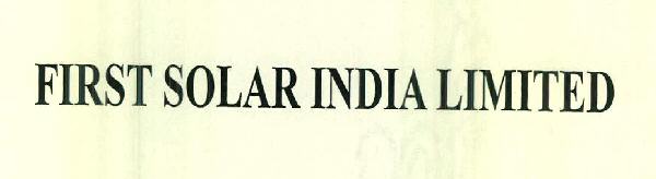 First Solar India Limited Device mark 2453889 Trademark