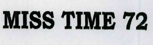 Miss Time 72 Device mark 1967557 Trademark