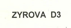 Zyrova D3 Device mark 2475712 Trademark