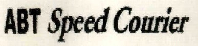 Abt Speed Courier Device mark 1151848 Trademark