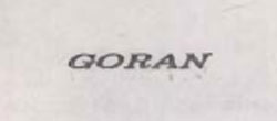 Goran Device mark 913076 Trademark