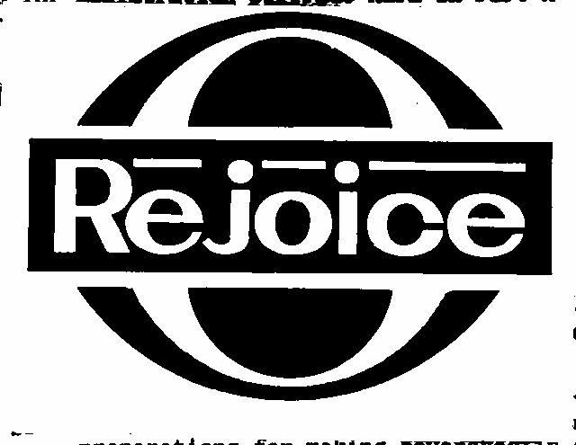 Rejoice ( Device - Two Ovals ) Device mark 1096821 Trademark