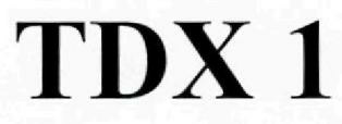 Tdx 1 Device mark 2406228 Trademark