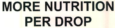 More Nutrition Per Drop Device mark 2802882 Trademark