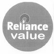 Reliance Value (lable) Device mark 1514824 Trademark