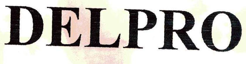 Delpro (label) Device mark 685029 Trademark